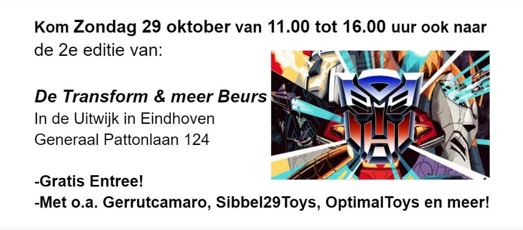 Spotlight afbeelding Transform & Meer Beurs Eindhoven 29 oktober