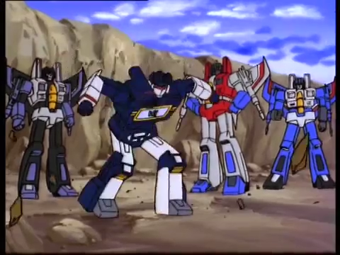 Caption contest afbeelding Soundwave stampt op de grond